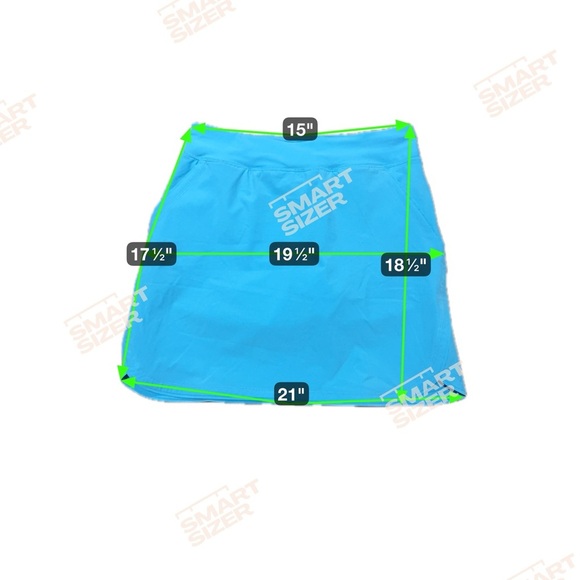 Lands' End Women's Quick Dry Board Skort Swim Skirt Skort Blue Size 6 - Picture 4 of 9